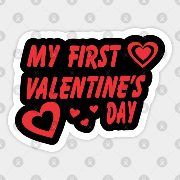 My First Valentine's Day Sticker by PeppermintClover